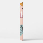 Leaf Skelett nahtlos Muster, Hintergrund mit cal Case-Mate iPhone Hülle (Rückseite / Rechts)