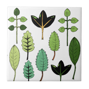 Leaf Sorte Keramik Tile Fliese
