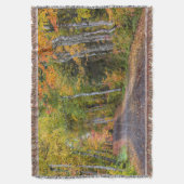 Leaf-Straße mit Herbstfarbe Decke (Vorderseite Vertikal)