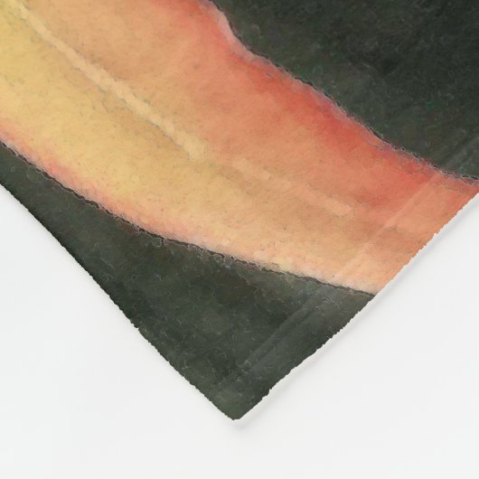 Leaf-Studie 2 Fleecedecke (Ecke)