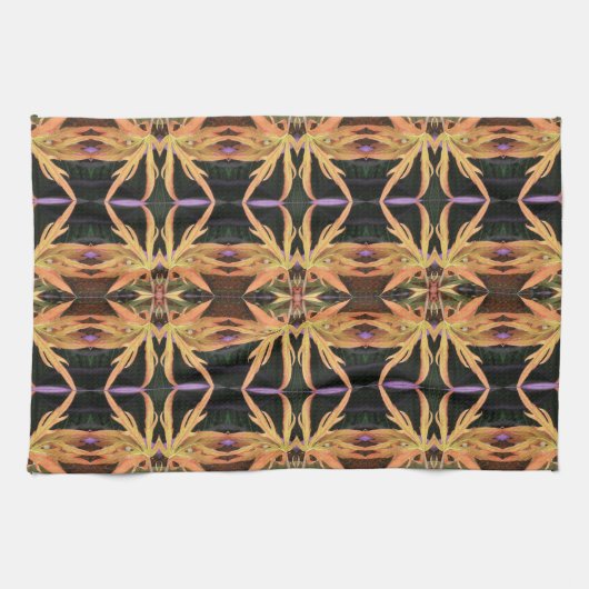 Leaf Study Pattern Geschirrtuch (Horizontal)
