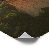 Leaf-Tempel (angepasst) Poster (Ecke)