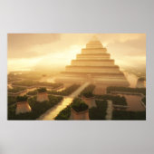 Leaf-Tempel (angepasst) Poster (Vorne)