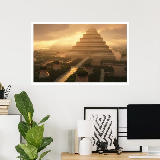Leaf-Tempel Poster (Heimbüro)