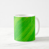 Leaf Textur grüne Blattvenen Kaffeetasse (VorderseiteRechts)