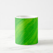 Leaf Textur grüne Blattvenen Kaffeetasse (Mittel)