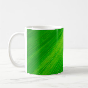 Leaf Textur grüne Blattvenen Kaffeetasse