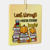 Leaf Through a Dustin Stevens Book Keramikornament (Rechts)