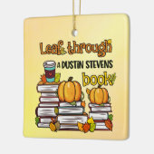 Leaf Through a Dustin Stevens Book Keramikornament (Links)