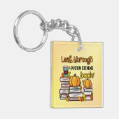 Leaf Through a Dustin Stevens Book Schlüsselanhänger (Vorderseite links)