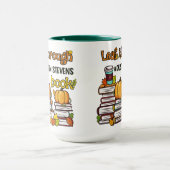 Leaf Through a Dustin Stevens Book Tasse (Zentrum)