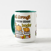 Leaf Through a Dustin Stevens Book Tasse (Vorderseite Links)