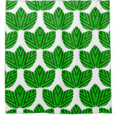Leaf Trios Duschvorhang (Vorderseite)