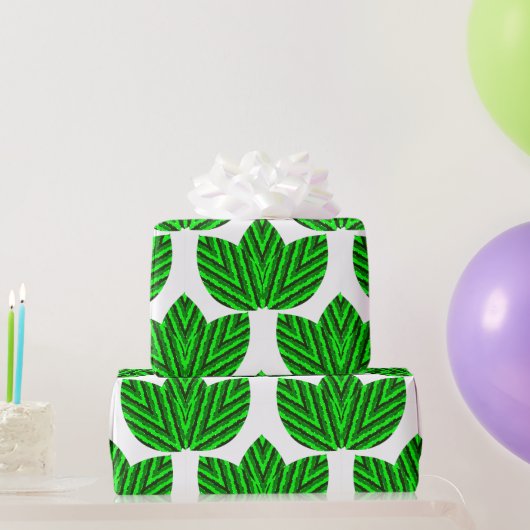 Leaf Trios Geschenkpapier (Partygeschenke)
