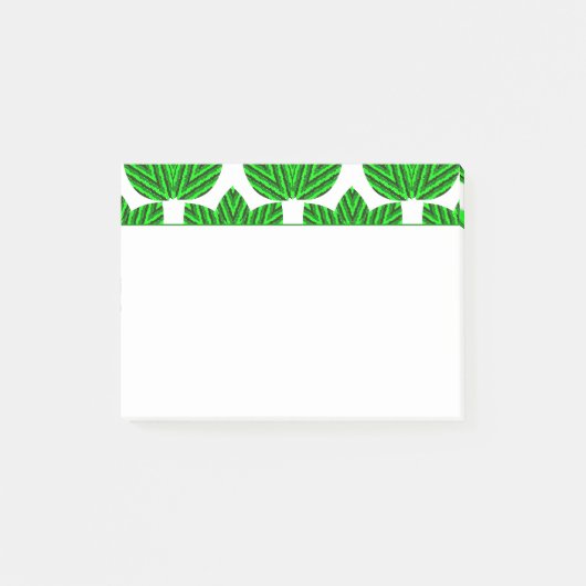 Leaf Trios Post-it Klebezettel (Vorderseite)