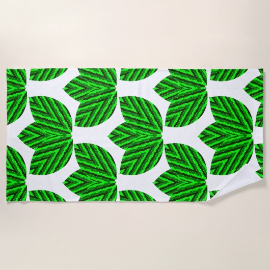 Leaf Trios Strandtuch (Vorderseite)