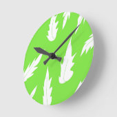 Leaf-Uhr Runde Wanduhr (Winkel)