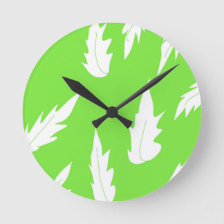 Leaf-Uhr Runde Wanduhr