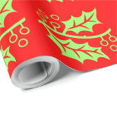 LEAF- UND BERRIE-Packpapier Geschenkpapier (Rolleneckpunkt)