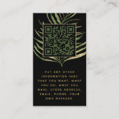 Leaf und QR Code einfügen für Kundenaufträge. Begleitkarte (Vorderseite)