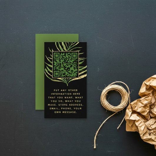 Leaf und QR Code einfügen für Kundenaufträge. Begleitkarte