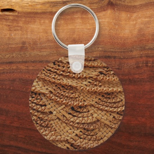 Leaf und Sukkuline Schlüsselanhänger mit Weave Gem (Rückseite)