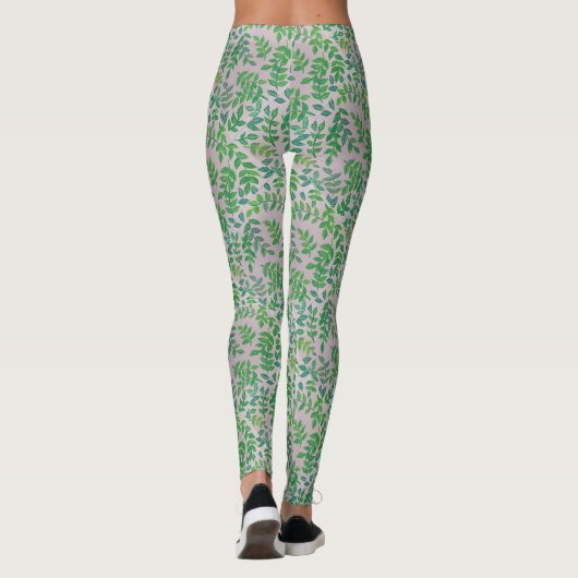 Leaf und Wein Leggings (Rückseite)