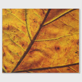 Leaf-Venen fallen Textur Geschenkpapier (Flach)