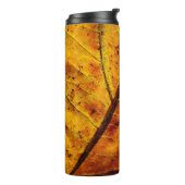 Leaf-Venen fallen Textur Thermosbecher (Nach links gedreht)