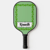 Leaf Vine Border von Kenneth Yoncich Pickleball Schläger (Vorderseite)