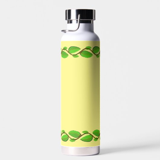 Leaf Vine Border von Kenneth Yoncich Trinkflasche (Rechts)