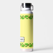 Leaf Vine Border von Kenneth Yoncich Trinkflasche (Rückseite)