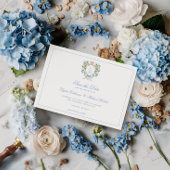 Leaf Wappen mit Bow Save The Date