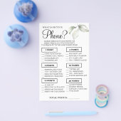 Leaf Was auf Ihrem Handy Showspielkarte Flyer (Einzeln)