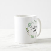Leaf Wreath Botanische Vegetation | Bridesmaid Kaffeetasse (VorderseiteRechts)