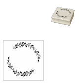 Leaf Wreath Rubber Briefmarke Gummistempel (Stempel)