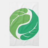 Leaf Yin Yang Handtuch (Vertikal)