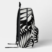 Leaf Zebra Stripes Stil Bedruckter Rucksack (Links)