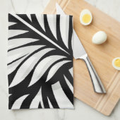 Leaf Zebra Stripes Stil Geschirrtuch (Viertel Falte)