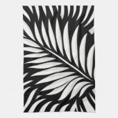 Leaf Zebra Stripes Stil Geschirrtuch (Vertikal)