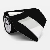 Leaf Zebra Stripes Stil Krawatte (Gerollt)