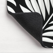 Leaf Zebra Stripes Stil Mousepad (Ecke)