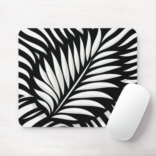Leaf Zebra Stripes Stil Mousepad (Mit Mouse)