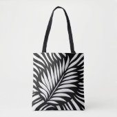Leaf Zebra Stripes Stil Tasche (Vorderseite)