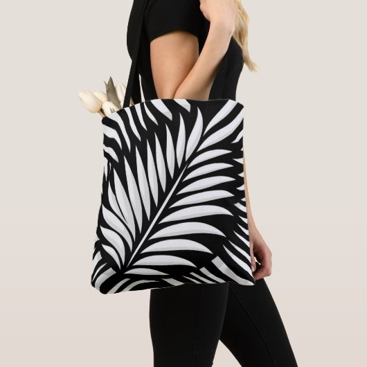 Leaf Zebra Stripes Stil Tasche (Von Nahem)