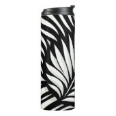 Leaf Zebra Stripes Stil Thermosbecher (Nach links gedreht)