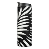 Leaf Zebra Stripes Stil Thermosbecher (Nach rechts gedreht)