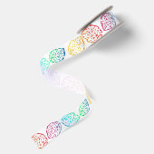 Leafes Rainbow Satinband (Rückseite)