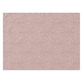 Leafline Spread Dusty Rose Weiche Tonerde Tischdecke (Vorderseite (Horizontal))