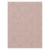 Leafline Spread Dusty Rose Weiche Tonerde Tischdecke (Vorderseite)